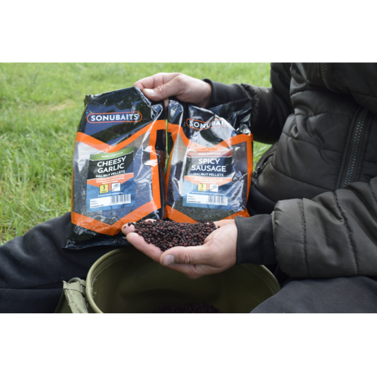 Pelete Sonubaits Spicy Sausage Halibut Pellets 3mm Pelete Sonubaits Spicy Sausage Halibut Pellets 3mm